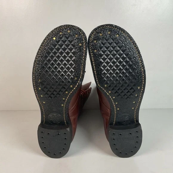 Vintage Vietnam War Brown Jump Boots | Cap Toe | Paratrooper | 11 N - Picture 2 of 16